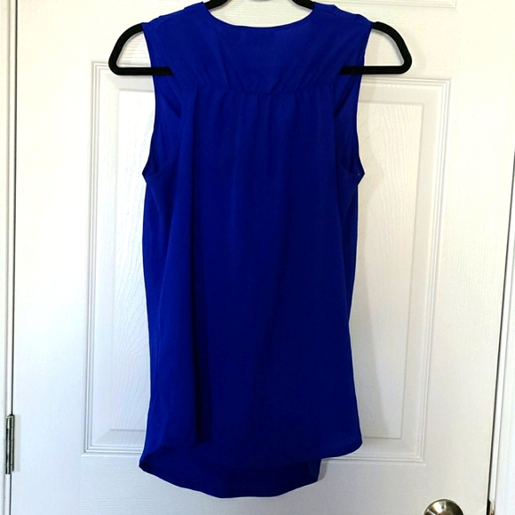 KERSH sz m royal blue top with small breast pocket - Picture 3 of 4